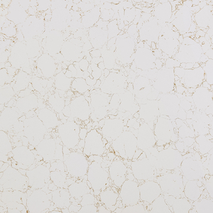 Плита из кварцевого камня Carrara Gold с золотыми прожилками для столешниц и столешниц
