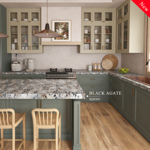 Новое поступление Calacatta из белого кварцевого камня со специальным дизайном для кухонных столешниц