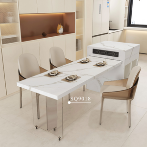 Искусственный белый кварцевый камень Calacatta с поверхностью из кристаллического кремнезема для столешниц